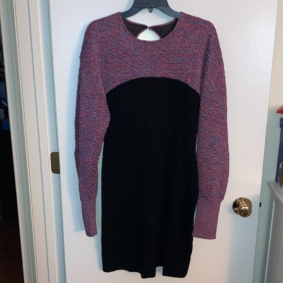 Esteban Cortazar Collective, Contrast Sweater Dress. Size XL - Picture 3 of 12